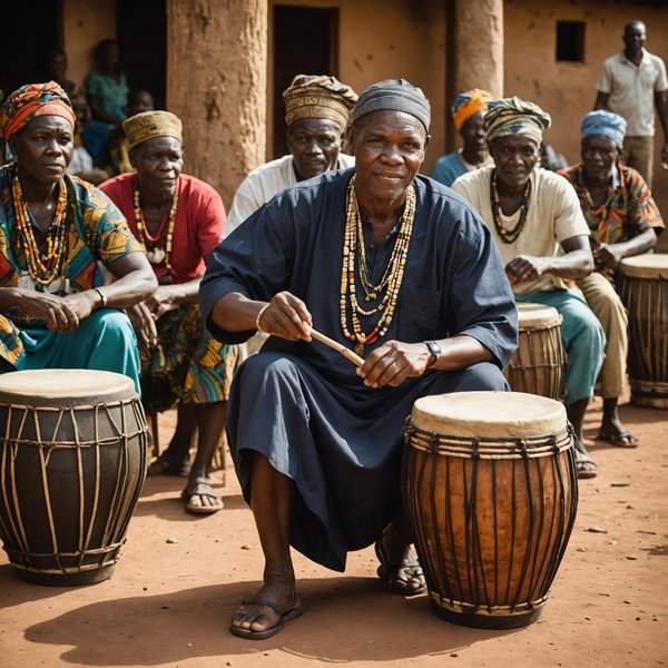 Quelle croisière propose des ateliers de fabrication de tambours traditionnels en Afrique?